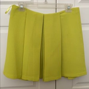Asos neon yellow skirt - size 8